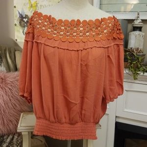 Shinestar Top Off Shoulder
